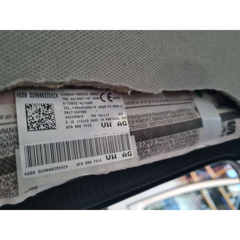 AIRBAG CORTINA DELANTERO IZQUIERDO 6F0880741G 