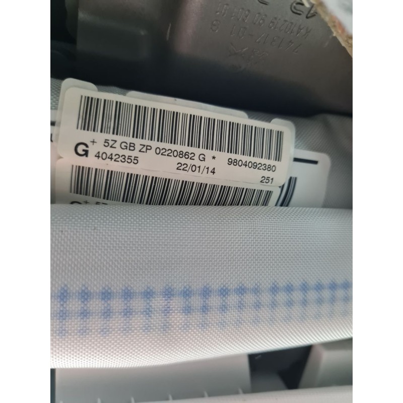 AIRBAG CORTINA DELANTERO IZQUIERDO 9804092380 
