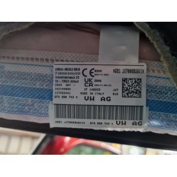 AIRBAG CORTINA DELANTERO DERECHO 6F0880742K 